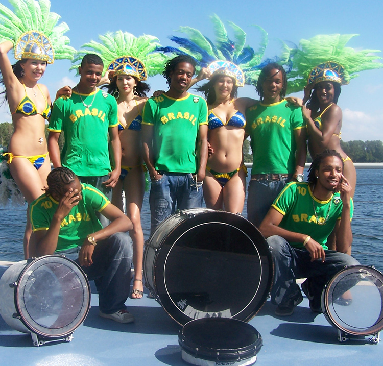 Straatfeest thema brazil